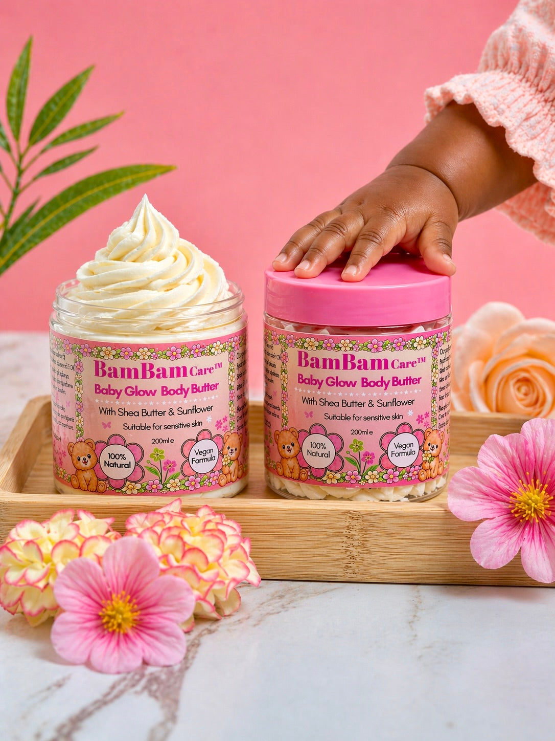 Baby Glow Body Butter 200ml (Fragrance free)