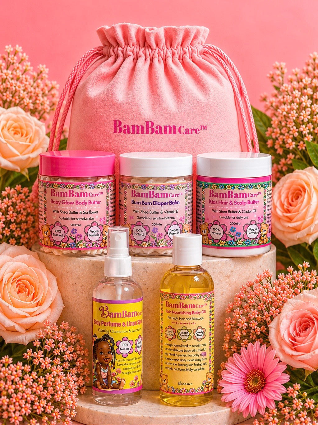 𝐁𝐚𝐦𝐁𝐚𝐦 𝐂𝐚𝐫𝐞™ Baby Bundle Set
