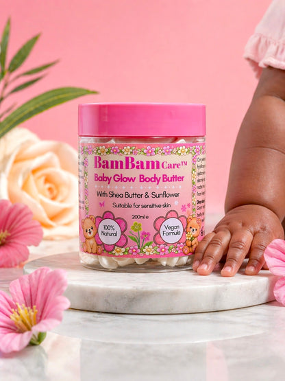 Baby Glow Body Butter 200ml (Fragrance free)