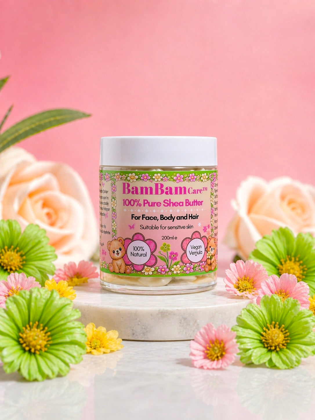 100% Pure Shea Butter for Face, Body & Hair 200ml