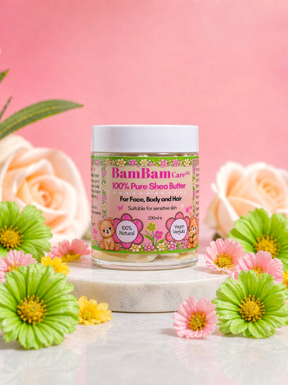 100% Pure Shea Butter for Face, Body & Hair 200ml