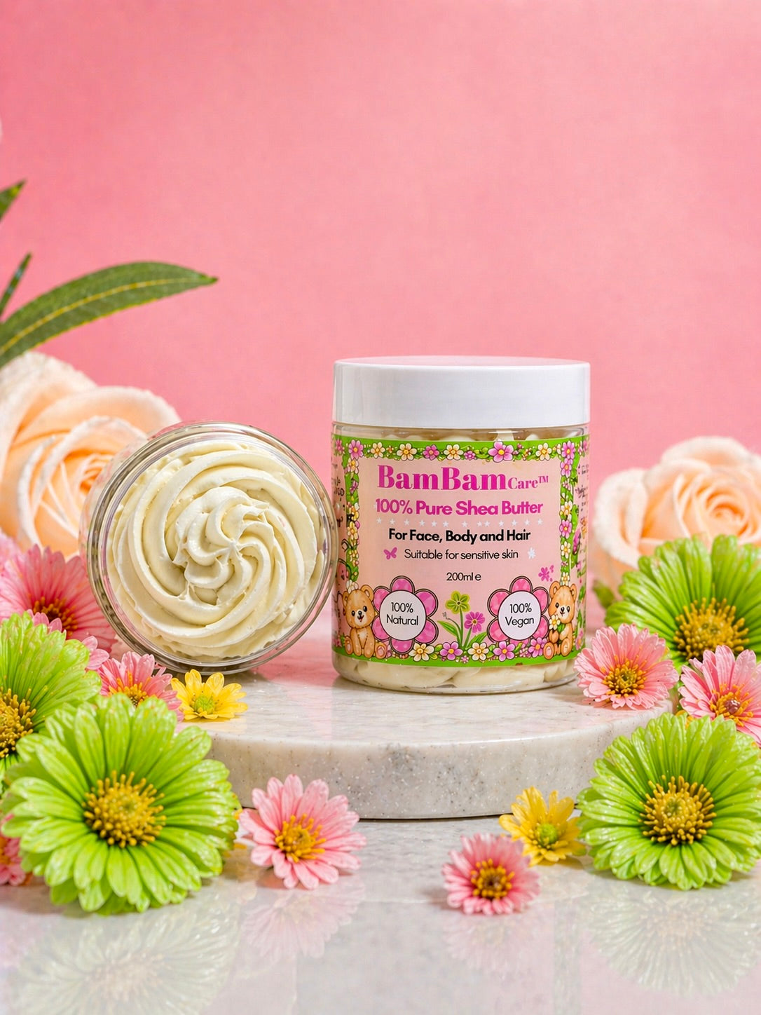 100% Pure Shea Butter for Face, Body & Hair 200ml